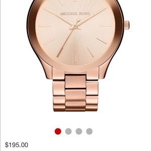 Micheal Kors rose gold watch